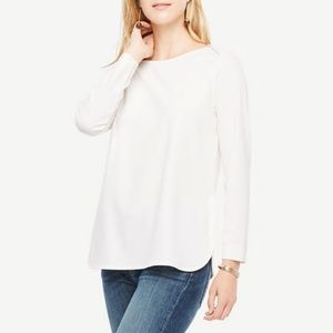 Ann Taylor White Blouse